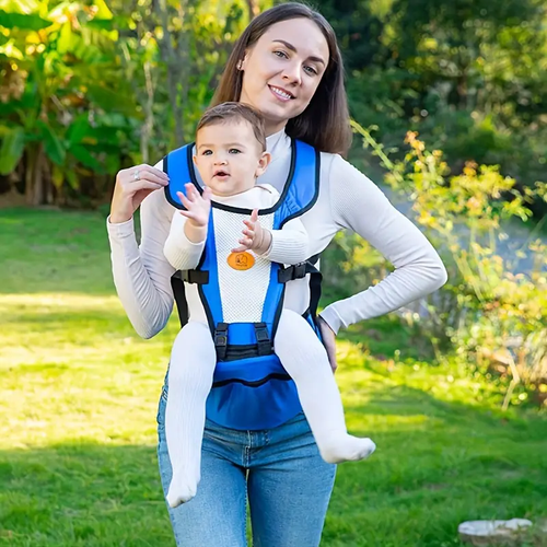 Sunygal Pink Youngsters Carrier Backpack - Versatile Front and Back Facing Design, Polyester, Adjustable Straps for Comfortable Youngsters Support, Ideal for Outdoor Use