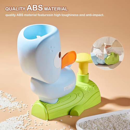 New Flying Disc Launcher Toy Plastic Catch Saucer Game Set for Kids Enhancing Footwork Hand-Eye Coordination Outdoor Fun