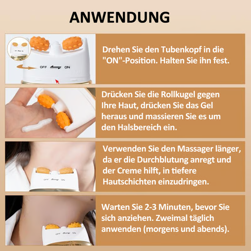 Straffende Hals- und Körpercreme für schlaffe Haut