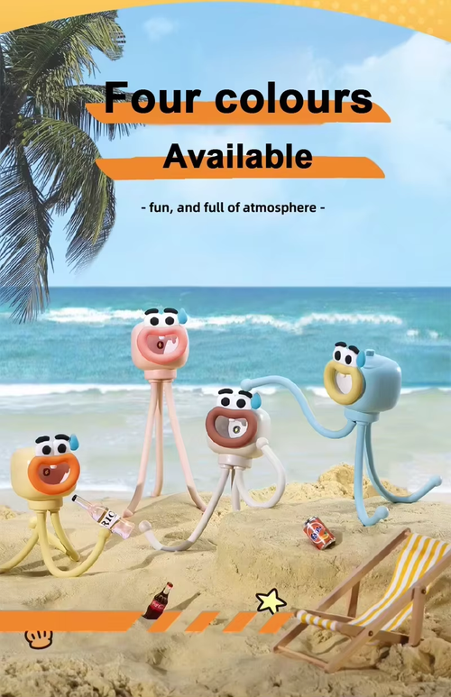 Modern Portable AAA Battery Powered Octopus Tentacle LED Nightlight Mini Size Warm White Emitting for Bedroom