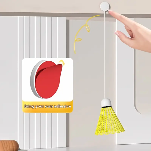 Automatic rebound badminton trainer