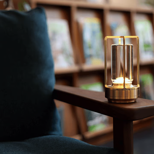 LED Crystal Metal Night Light