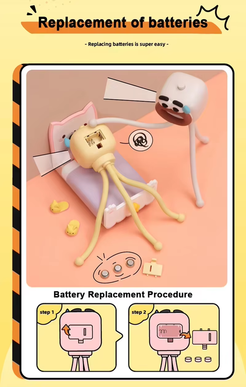 Modern Portable AAA Battery Powered Octopus Tentacle LED Nightlight Mini Size Warm White Emitting for Bedroom