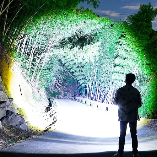 Super Bright Rechargeable LED Handheld Flashlight Portable