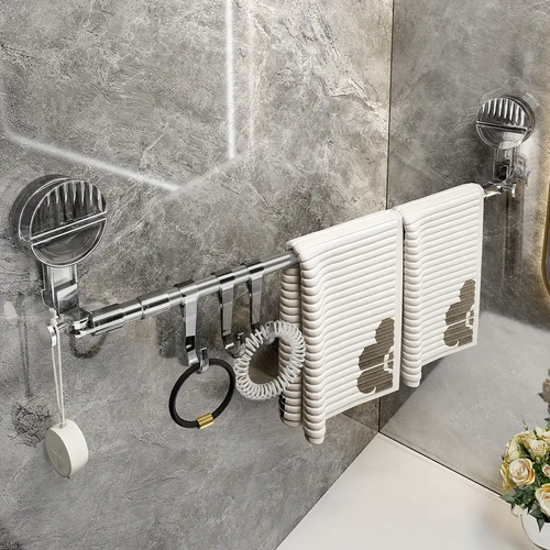 hot Sale - 49% OFF🔥🔥Adjustable Stainless Steel Towel Rack-🏆Buy More Save More
