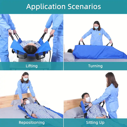 1pc  Blue 180x70cm Foldable Emergency Stretcher   Portable Lightweight Transfer Board for Patient   Animal Rescue  Casualty Evacuation Indoor  Outdoor Use PA Nylon Material  No Magnesium Rod Flint Included