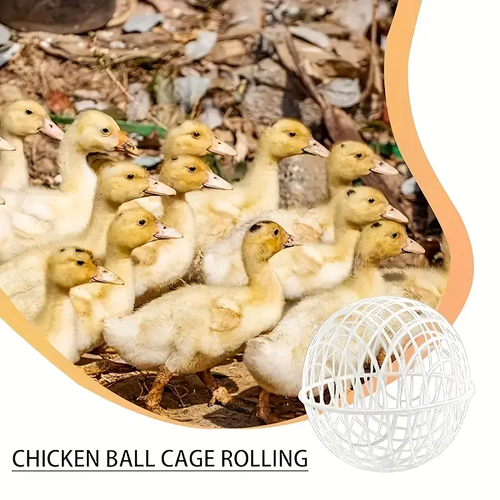 3pcs Rolling Round Chicken Coop Pet Exercise Pen, Suitable for Chicks, Poultry, Ducks and Outdoor Farming Detachable Safety Cage, Prevents Dog Bites and Horse Trampling