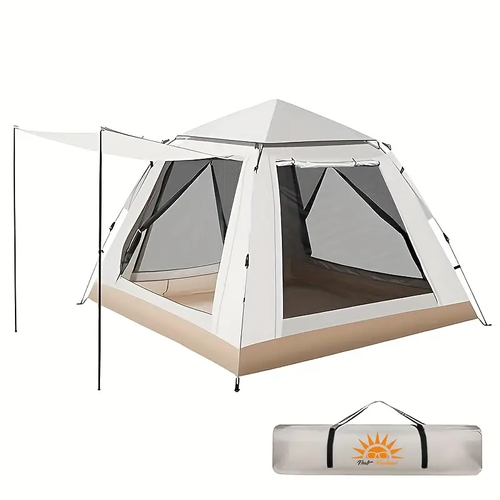 4 People Large Single Layer Waterproof Cabin Instant Camping Tents Outdoor Picnic Camping Rbm Temts Easy Setup Camping Tent