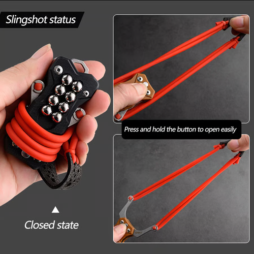 💥LAST DAY SALE 49% OFF💥 Multifunctional knife G10 Handle EDC Pocket Knife Practicality Folding Knife with Slingsho