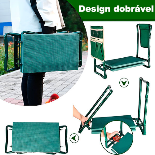 Assento de jardim com proteção de joelho | KNEEBENCH