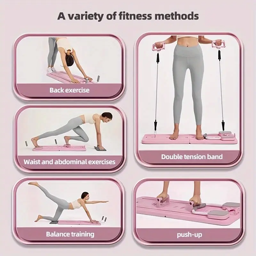 Multifunctional Abdominal Trainer, Home Pilates Board for Core Strength Training, Foldable Lightweight Fitness Equipment, Perfect for Christmas, Thanksgiving, and 11 Holidays