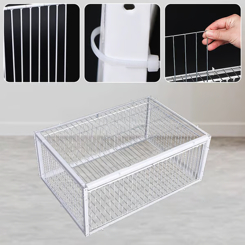 AutoTrap Bird Cage - Entry Only, No Exit, With Base
