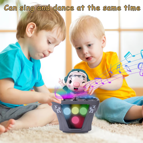 -DJ Swinging Piggy Toy