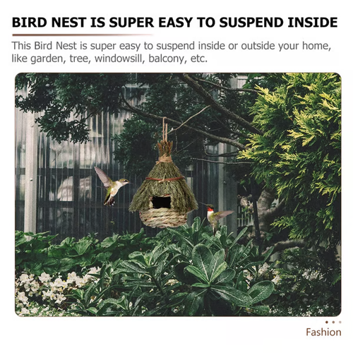 Hand-woven ventilated bird nest🐦
