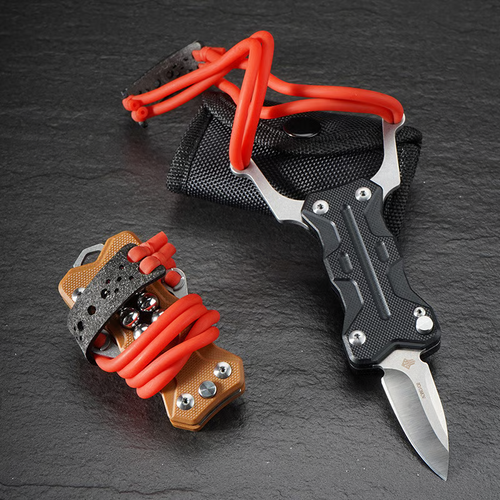 💥LAST DAY SALE 49% OFF💥 Multifunctional knife G10 Handle EDC Pocket Knife Practicality Folding Knife with Slingsho