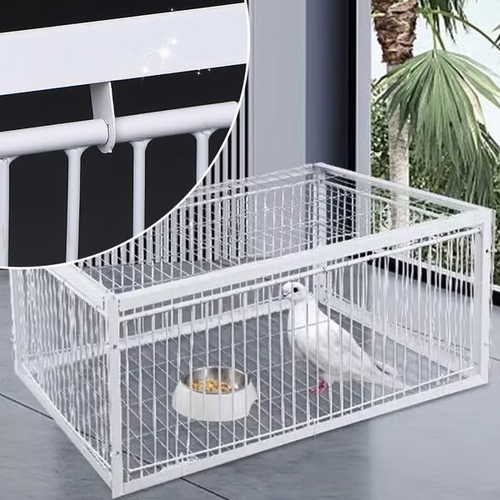 AutoTrap Bird Cage - Entry Only, No Exit, With Base