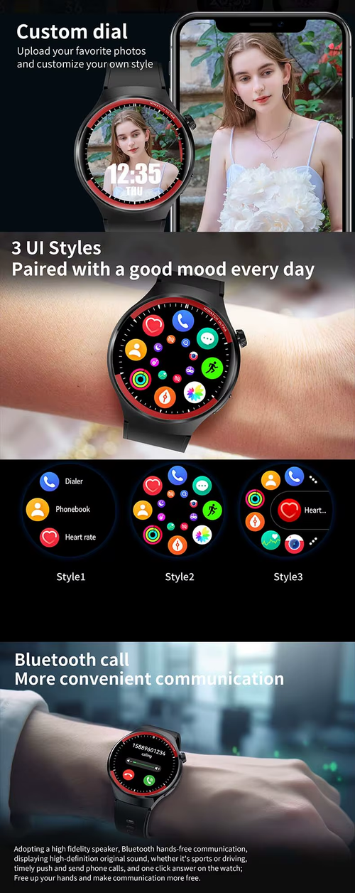 ✨Smart Bluetooth -Watch · Health Monitoring Watch