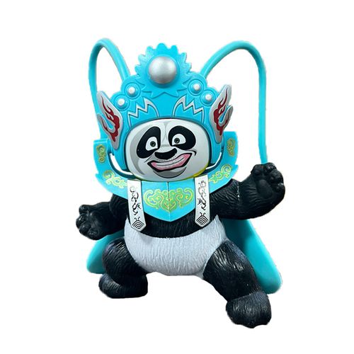 Sichuan opera face-changing puppet panda decoration doll 4 masks toy cultural creative handmade