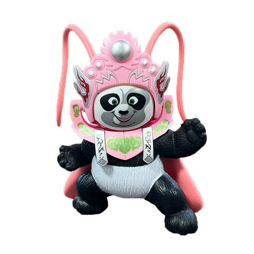 Sichuan opera face-changing puppet panda decoration doll 4 masks toy cultural creative handmade