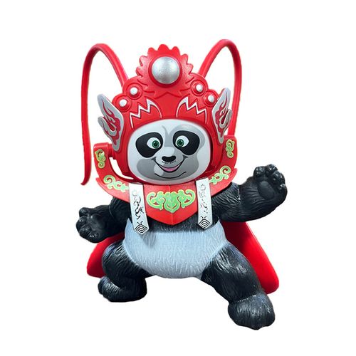 Sichuan opera face-changing puppet panda decoration doll 4 masks toy cultural creative handmade