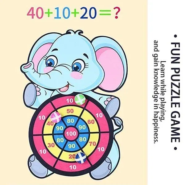 Bow and Arrow Dart Board Sticky Ball