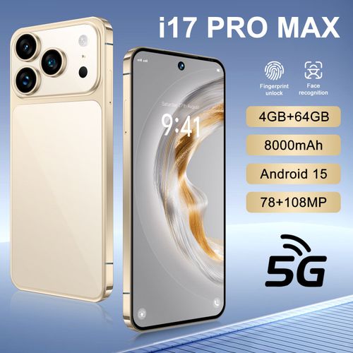 Smartphone-7.3-inch 8000mAh Battery Face Unlock Global Version 5G Dual SIM - 78MP + 108MP Camera (Golden)