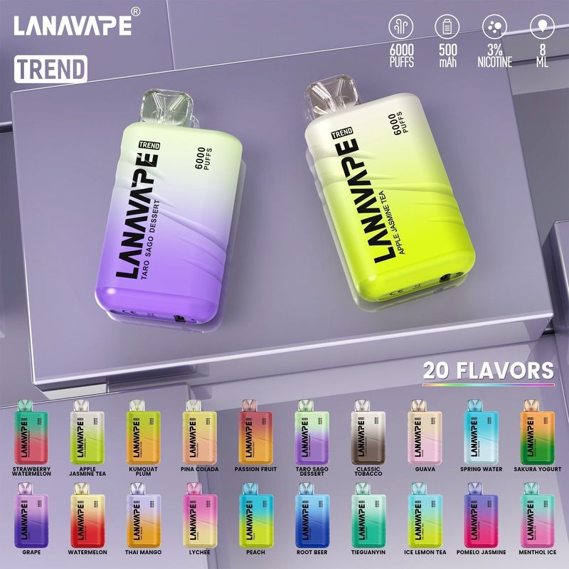 LANA BAR BC6000口 一次性電子煙 冰感導向設計 清爽設備