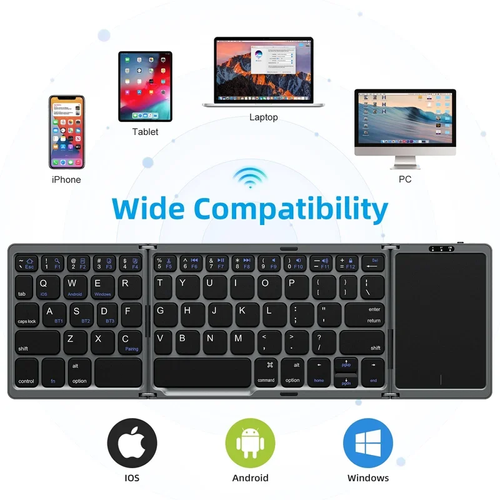 Foldable Bluetooth Keyboard