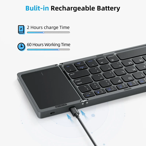 Foldable Bluetooth Keyboard