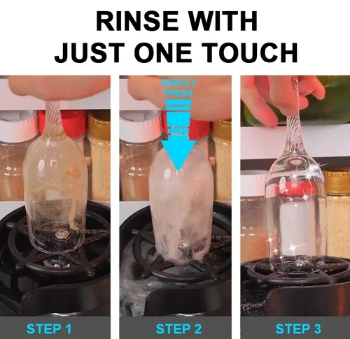 kitchen sink glass riser bar Cup Cleaner