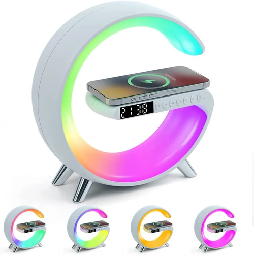 🔥Smart night light. Built-in wireless charging for all phones. Simple and convenient decoration