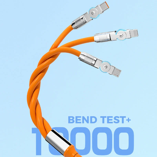 🔥120W 3 in 1 Rotating Elbow Fast Charging Data Cable💥