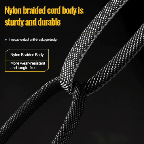 Nylon braided car fast charging 4-in-1