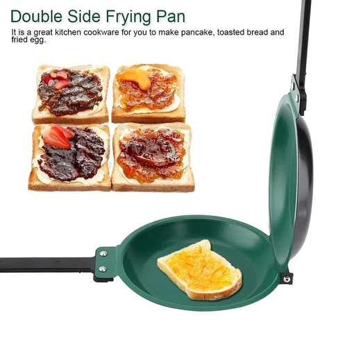 -Sided Non-Stick Frying Pan! Cook Hassle-Free 👨‍🍳🍳