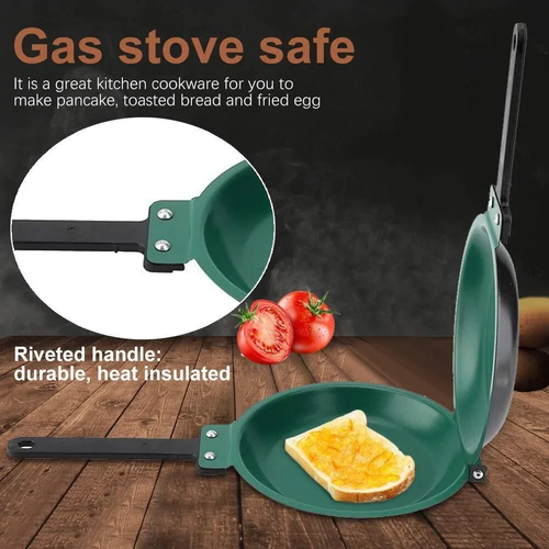 -Sided Non-Stick Frying Pan! Cook Hassle-Free 👨‍🍳🍳