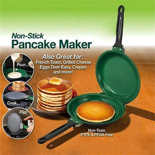 -Sided Non-Stick Frying Pan! Cook Hassle-Free 👨‍🍳🍳