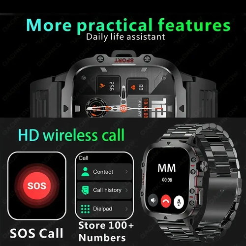 🔥 Free Shipping 🔥 Rugged Outdoor Smart Watch - 100+ Sports Modes