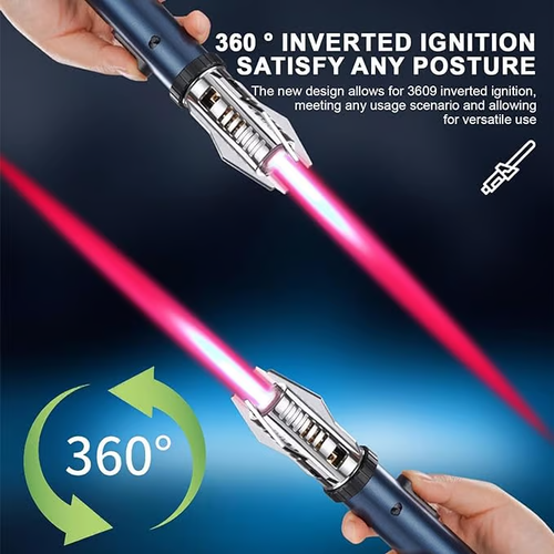 🔥Summer 💥Camping Outdoor Windproof Straight Flame Lighter