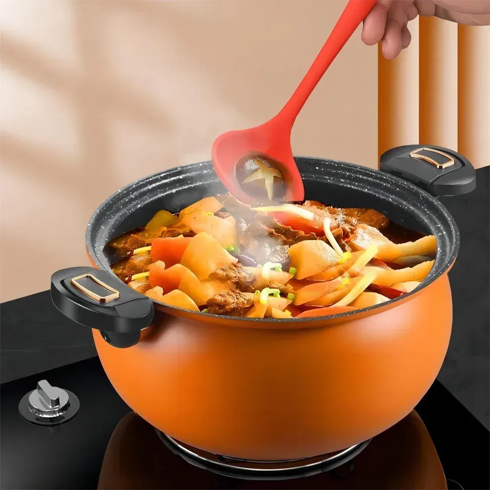 💯2025 HOT SALE 🔥Large Capacity McRib Stone Micro-Pressure Cooker