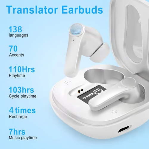 🎁2025 New Year Hot Sale: HALF PRICE -🔥Translation Earbuds