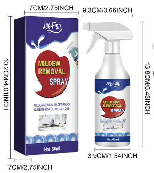 Highly Effective Mould Removal Spray - Prevents Mould Regrowth🦠