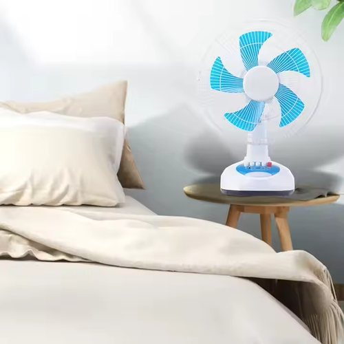 12 Inch Multi-functional Solar Rechargeable Fan