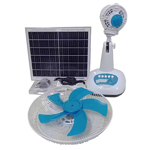12 Inch Multi-functional Solar Rechargeable Fan