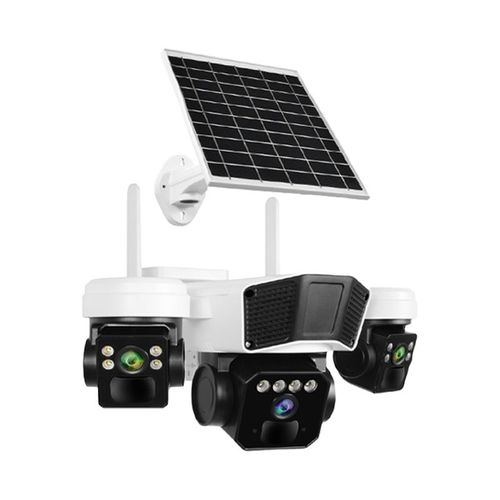 QG53 4G Triple-Lens Solar Security Camera