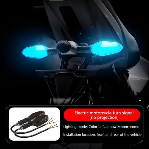 Electric Motorcycle Steering Projector Light