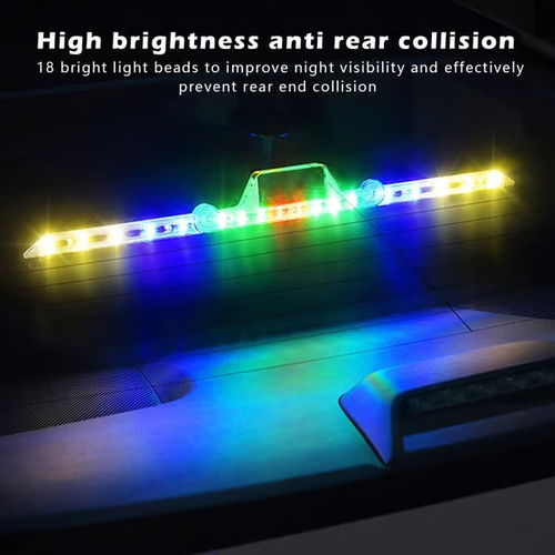 Solar Rear-end Collision Triangle Warning Sign