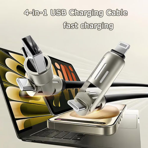 🔥4-in-1 USB Charging Cable fast charging MAX 240W