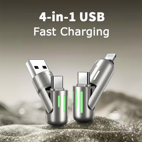 🔥4-in-1 USB Charging Cable fast charging MAX 240W