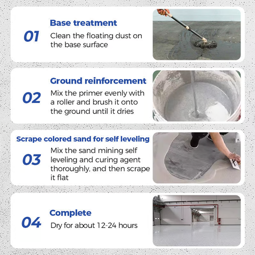 🔥Last Day 48% OFF🔥High Gloss Effect Epoxy Floor Coating with Marble