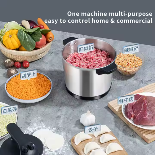 6L Stainless Steel Meat Grinder Yam Pounder and Fufu Machine for Home Use